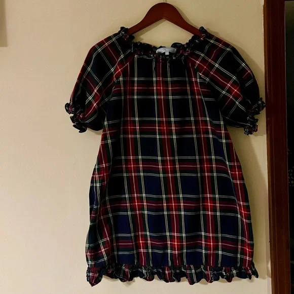 Hill House Katherine Nap Mini Dress Tartan Plaid - Picture 3 of 6